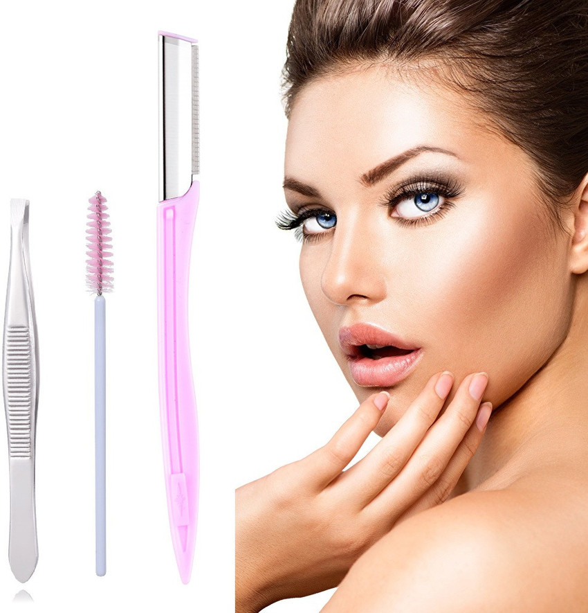 Shihen Professional Eyebrow Grooming Kit Face Razors for Women