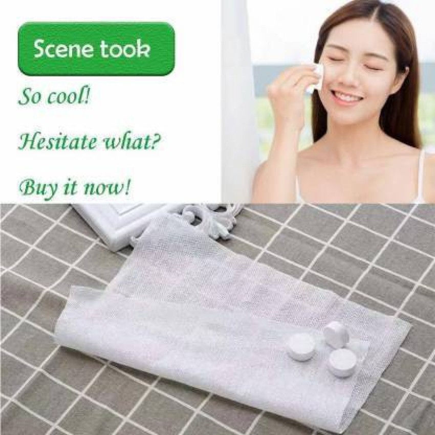 SE White Compressed Towels Paper Tablets Portable Towels for Home Beau