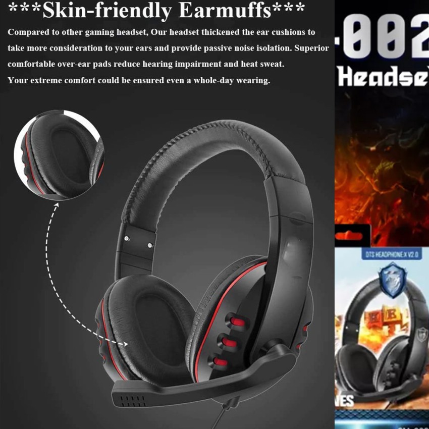 MyShoppeMart 360 Vibrating Sound GM 002 GAME HEADPHONES DTS