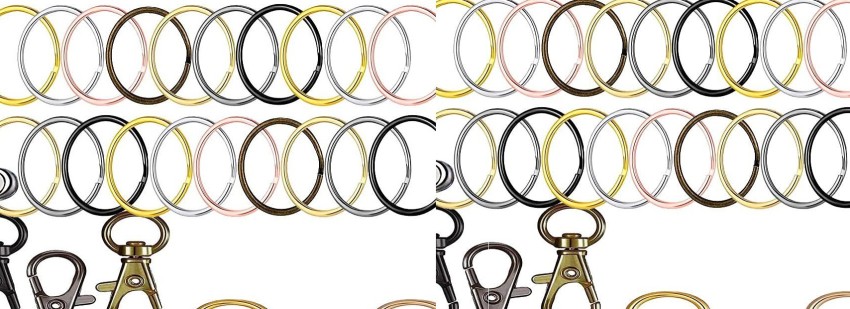 DIY Crafts Keyrings & Keychains Round Swivel Snap Hooks Key Rings Metal for  Lanyard, ID, Bags Key Chain Price in India - Buy DIY Crafts Keyrings &  Keychains Round Swivel Snap Hooks