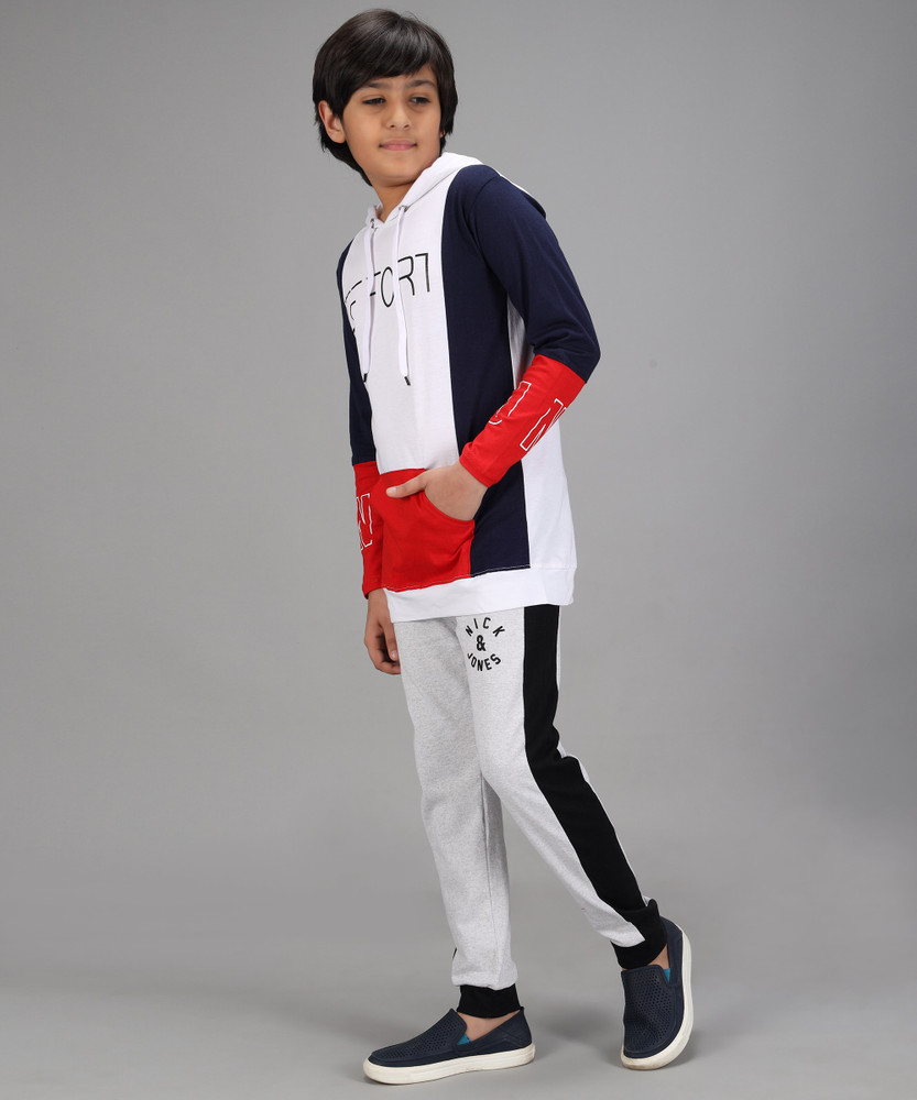 NICK AND JONES Boys Girls Casual T shirt Track Pants Price in