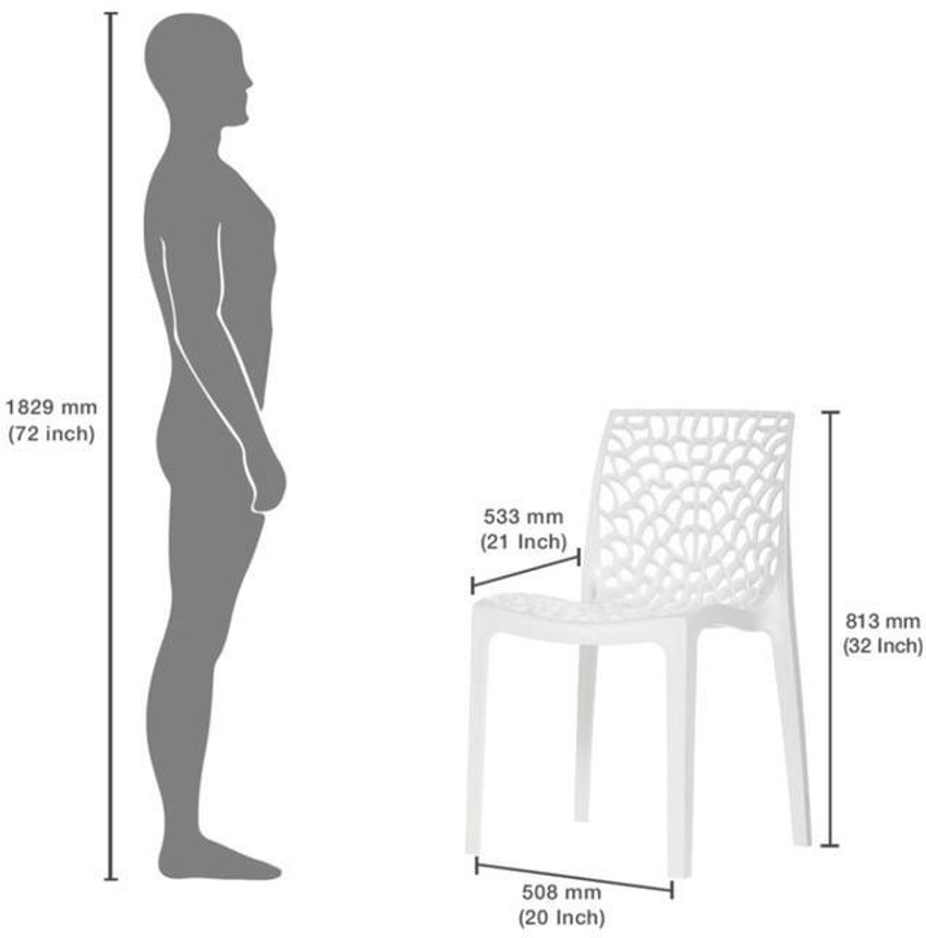 Supreme WEB WHITE SET 4 OF FULLY COMFORT nd weight bearing
