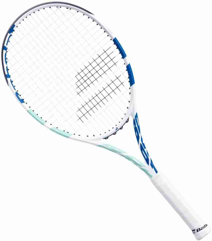 BABOLAT Boost Drive 260gm White Blue Green Strung Tennis