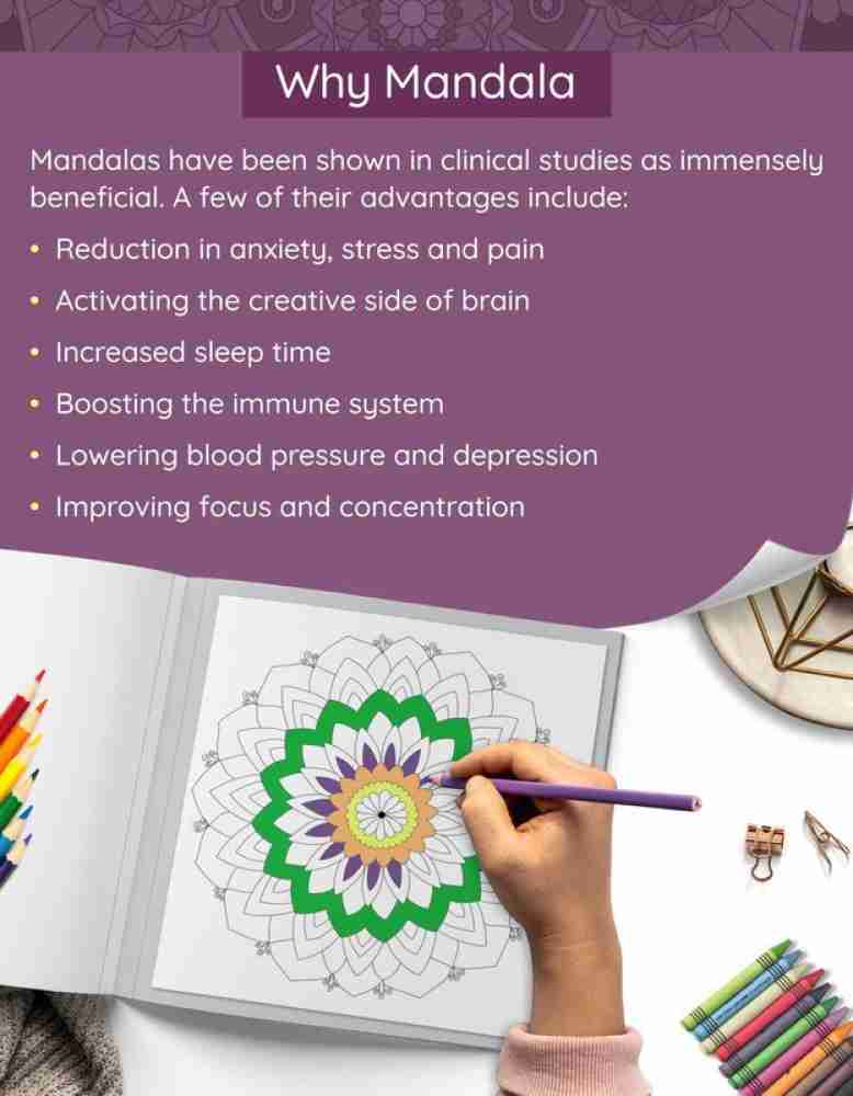 Adult Coloring Book: Mandalas Coloring for Meditation, Relaxation and  Stress Relieving 50 mandalas to color, 8 x 10 inches (Paperback)