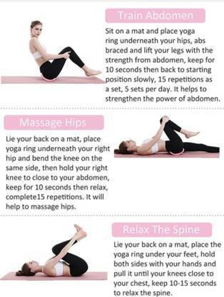 Pilates ring chest exercises hot sale