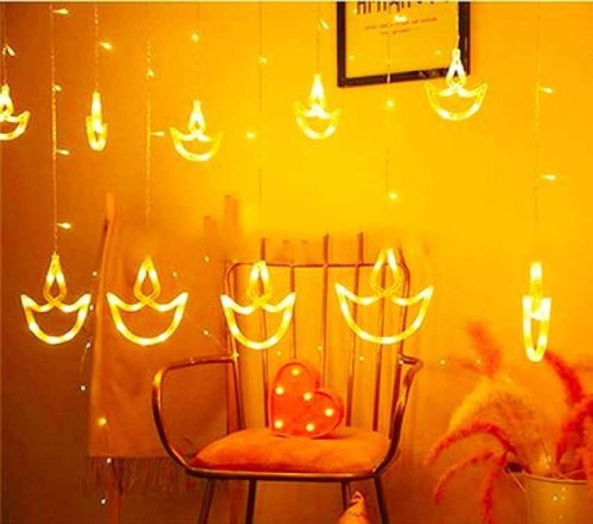 Diya shaped deals lights