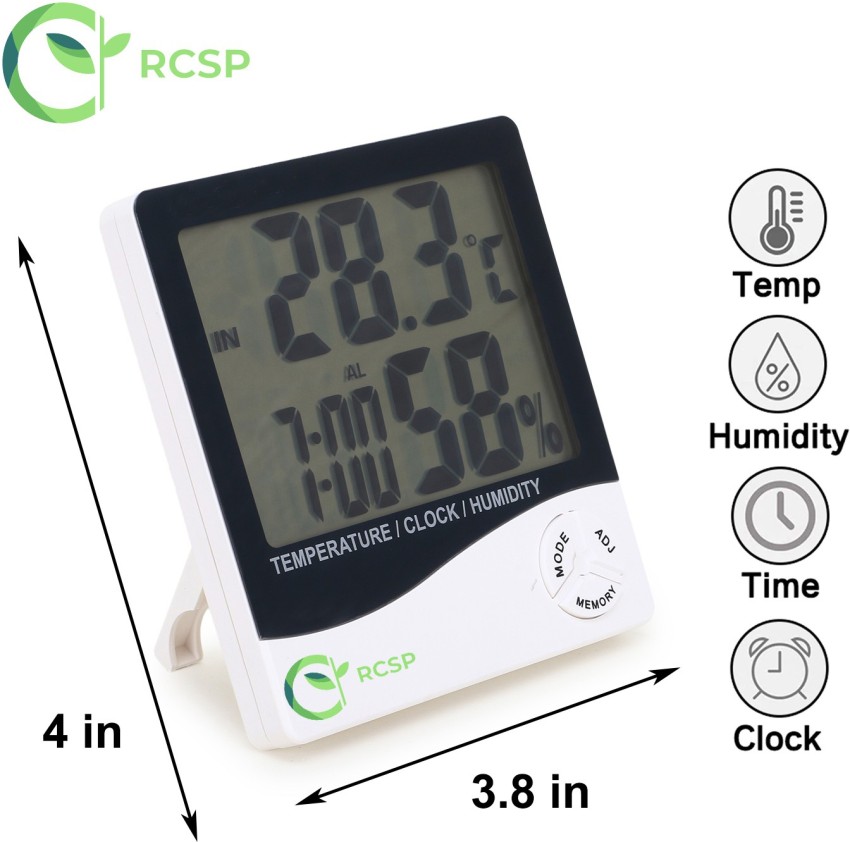 HTC-2 Digital LCD Temperature Humidity Meter Indoor / Outdoor Room