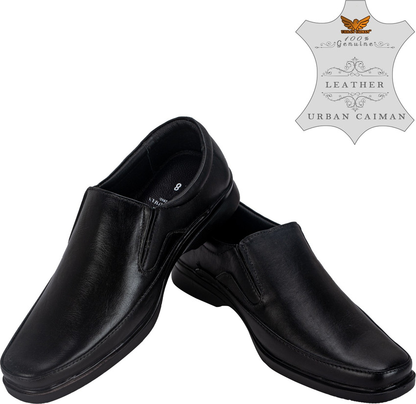 URBAN CAIMAN Original Leather Classy Formal Shoe Without Lace Slip