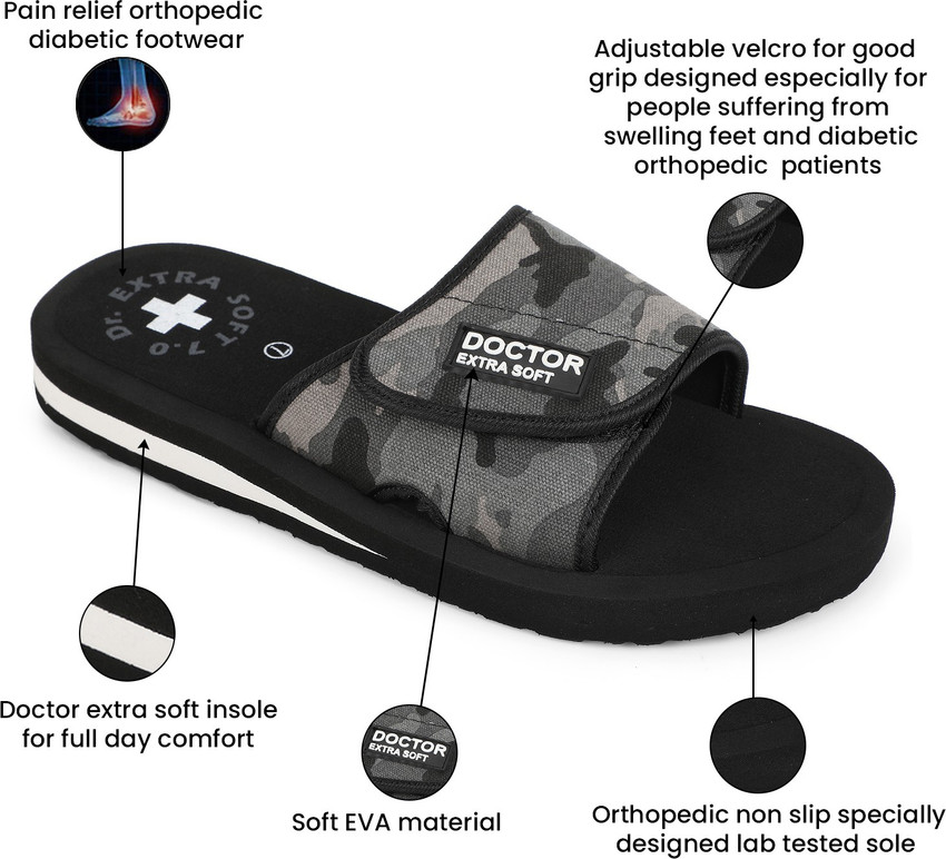 Mens velcro flip sale flops