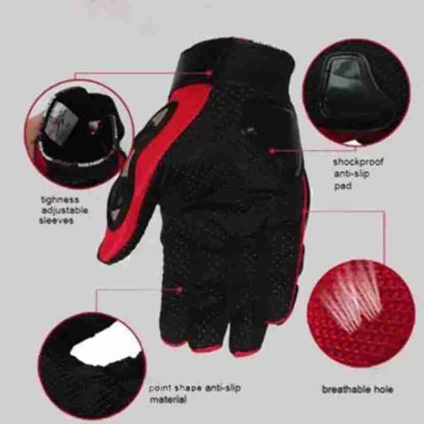 Inspire Dmax Bike Probiker Racing Gloves For Bajaj Pulsar RS 200