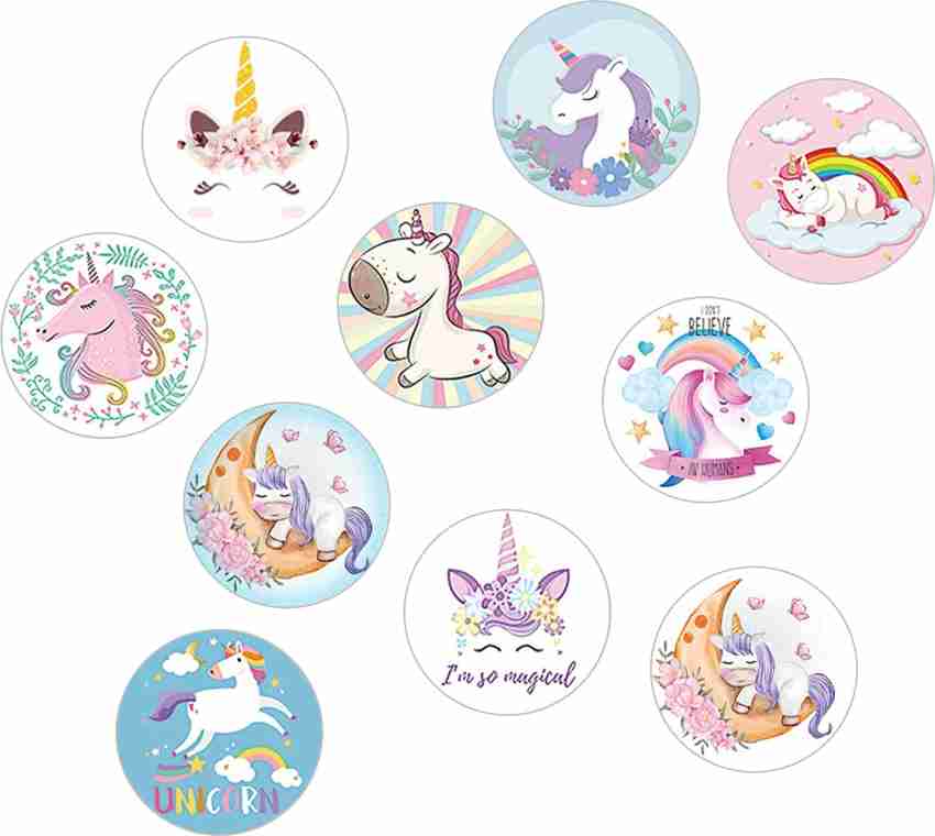 Creatick Studio 5 cm unicorn Stickers, self Adhesive (Pcs of 55) Self  Adhesive Sticker Price in India - Buy Creatick Studio 5 cm unicorn Stickers,  self Adhesive (Pcs of 55) Self Adhesive