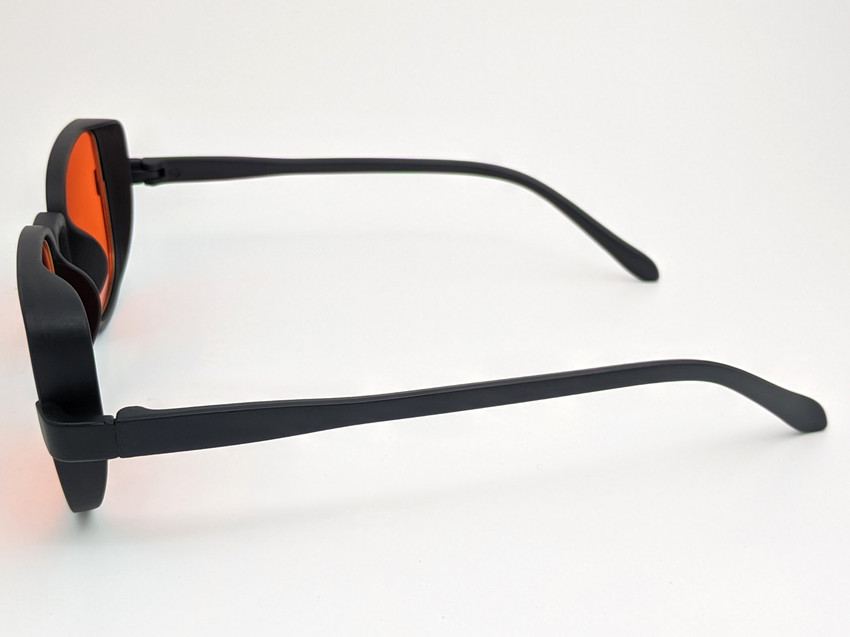 Orange black 2025 sunglasses
