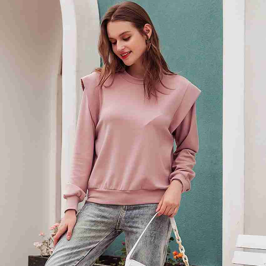 Urbanic Full Sleeve Solid Women Sweatshirt