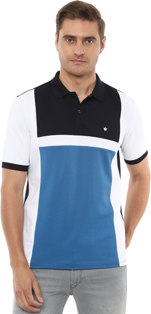 Buy Louis Philippe Sports Mens Colour Block Polo T-Shirt_Multi-Coloured_XX-Large  at