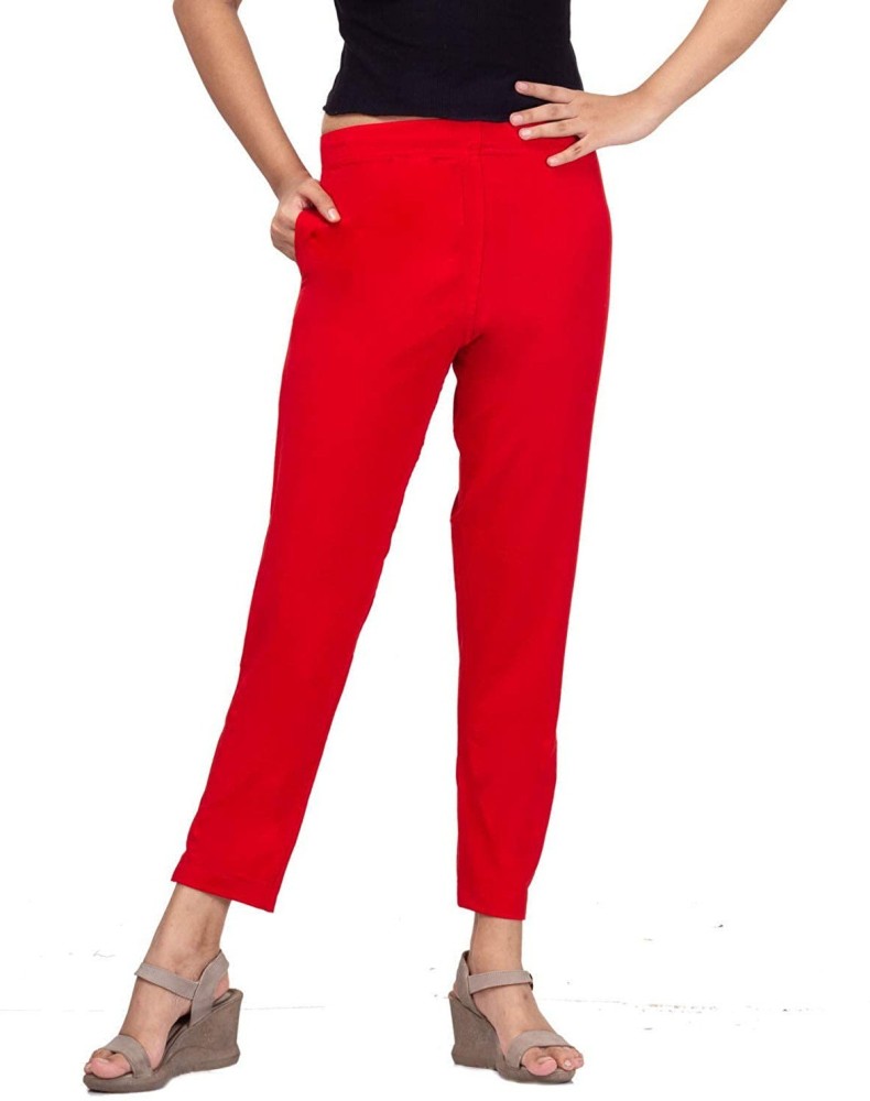 Girlee Regular Fit Women White Trousers  Buy Girlee Regular Fit Women  White Trousers Online at Best Prices in India  Flipkartcom