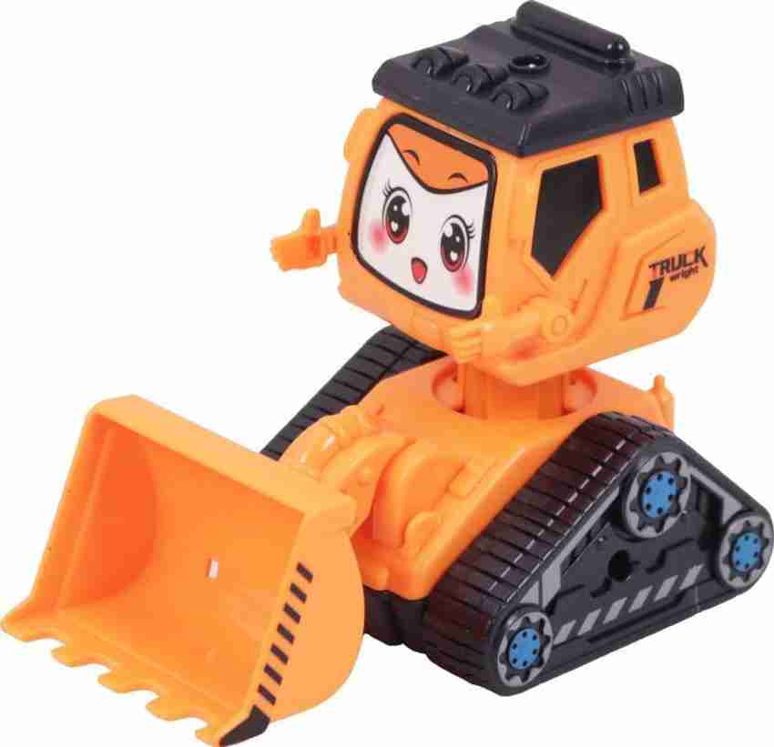 Truck and jcb online cartoon