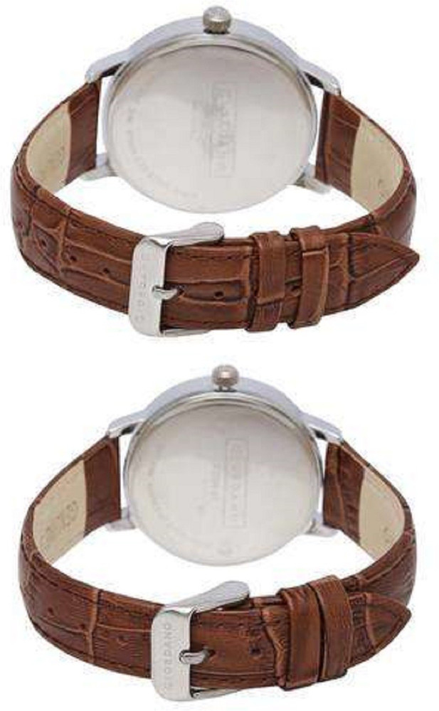 Giordano watch leather belt sale