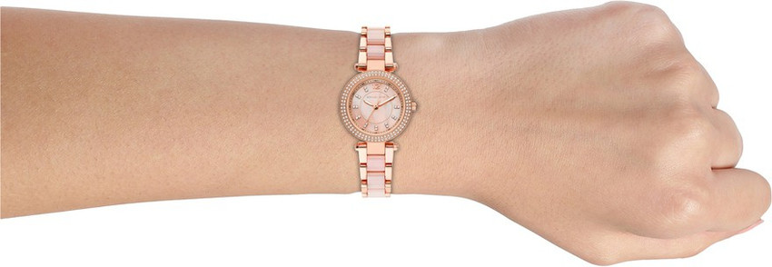 Michael kors sofie pave rose sales gold watch