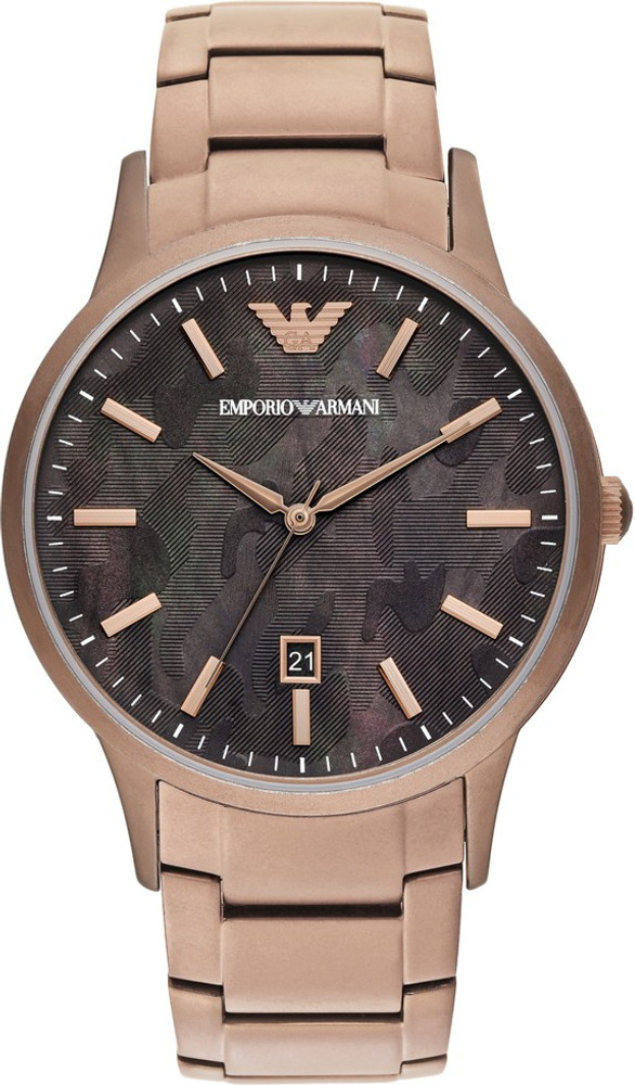 Emporio armani bronze watch new arrivals