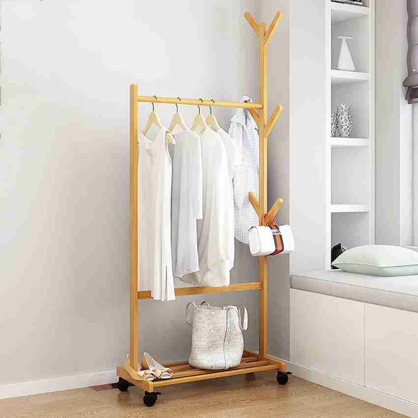 Buy LEOPAX Bamboo Shirt Hangers with Metal Clips