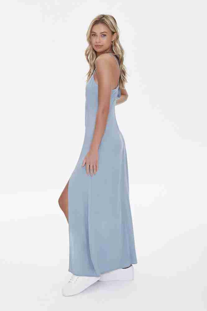 Forever 21 blue maxi cheap dress