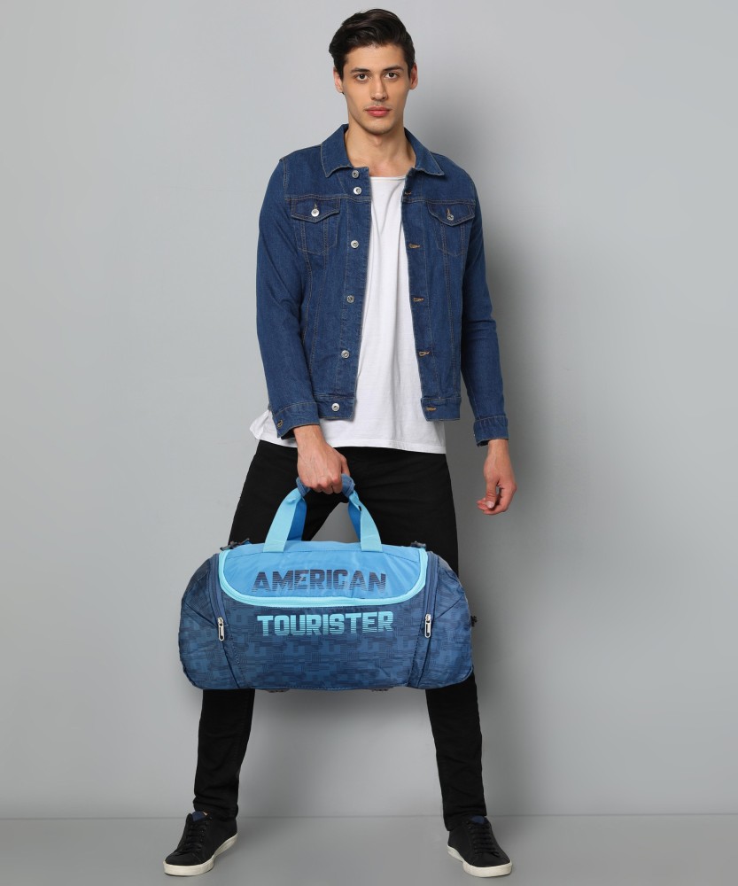 American tourister grid online duffle bag