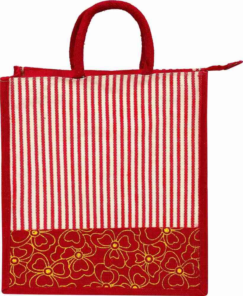 SB Combo Pack Of 3 Printed Eco friendly Jute Bag Shopping Bag