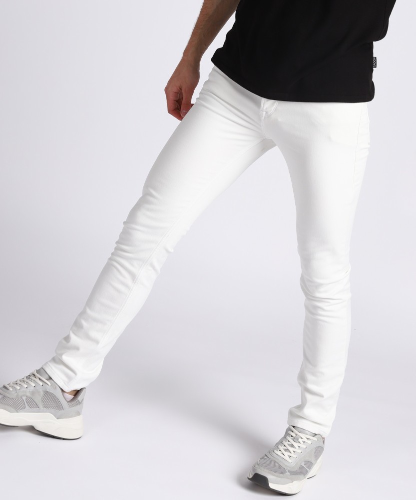 White jeans shop for ladies flipkart