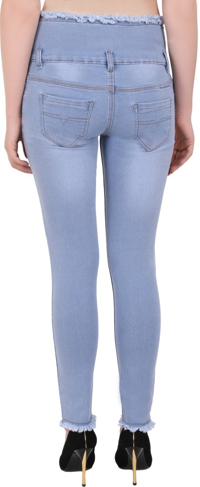 Buy SKIIE STREET Cotton Light Blue Women Jeans Online at Best Prices in  India - JioMart.