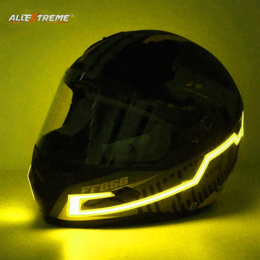 ALLEXTREME EXTPS1D EL LED Helmet Light Strip with 3 Modes Flashing