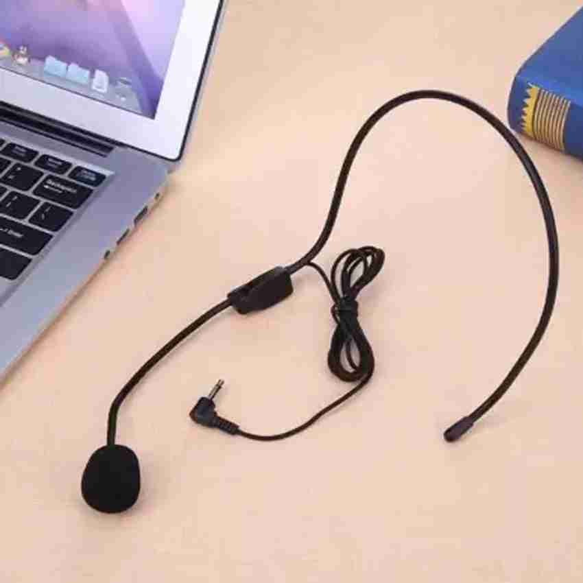Headband microphone for mobile phone store