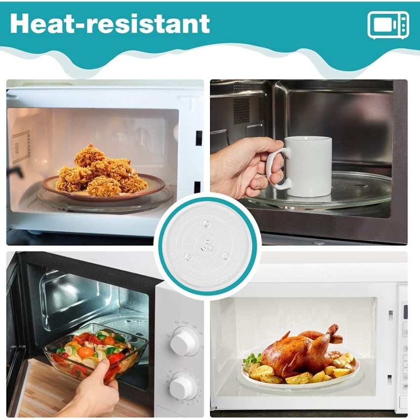 WHITEFLIP 10.6 inch/27 cm/270 mm Microwave Oven Glass Cooking Tray |  Replacement Turntable Plate Suitable for IFB 23SC3 Microwave Oven (This  Plate is