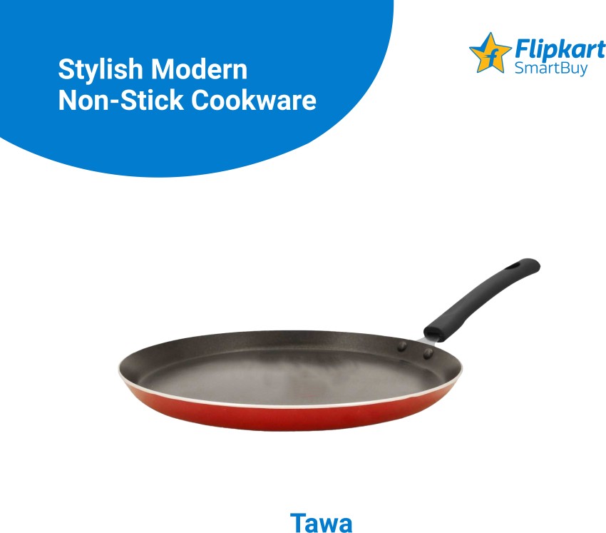 Flipkart SmartBuy Tawa and Fry Pan with Steel Lid Non-Stick Coated