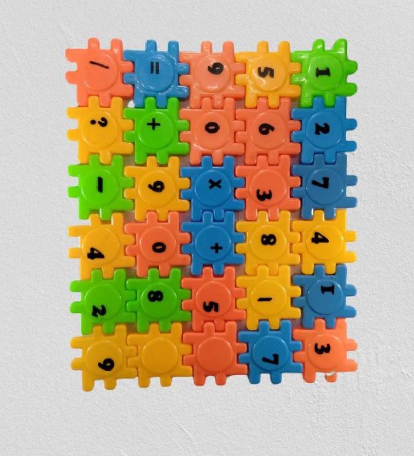 MindsArt Kids Number Puzzles Mini Size Play Puzzle & Numbers Set
