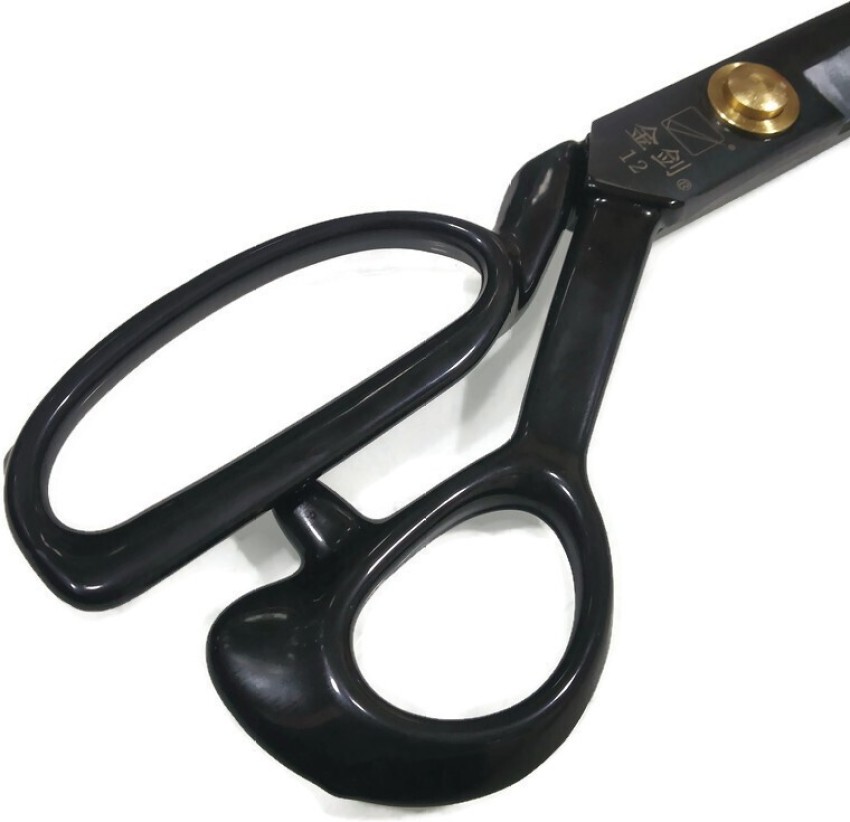 Black Metal Handle Tailor Sewing Clothing Shear Scissors 