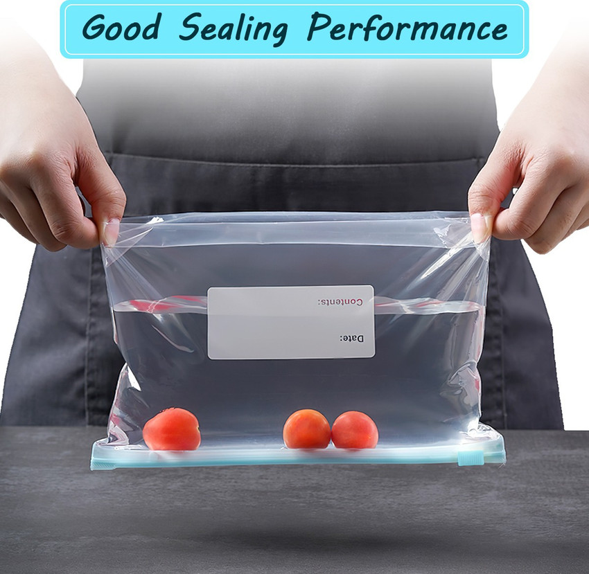 HASTHIP Storage Bag Ziplock Bags Large Size Reusable Sandwich Bags