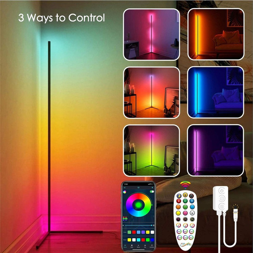 Led corner lamp color changing sale