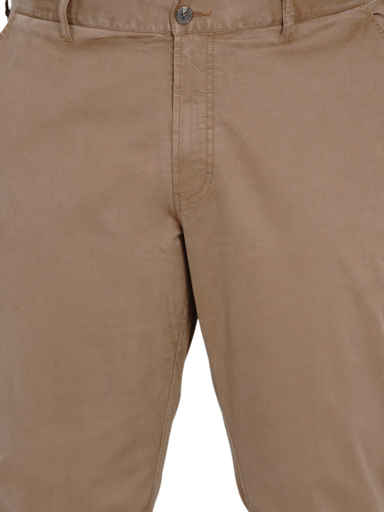 Burnt Umber Slim Fit Men Beige Trousers  Buy Pearl Cream Burnt Umber Slim  Fit Men Beige Trousers Online at Best Prices in India  Flipkartcom