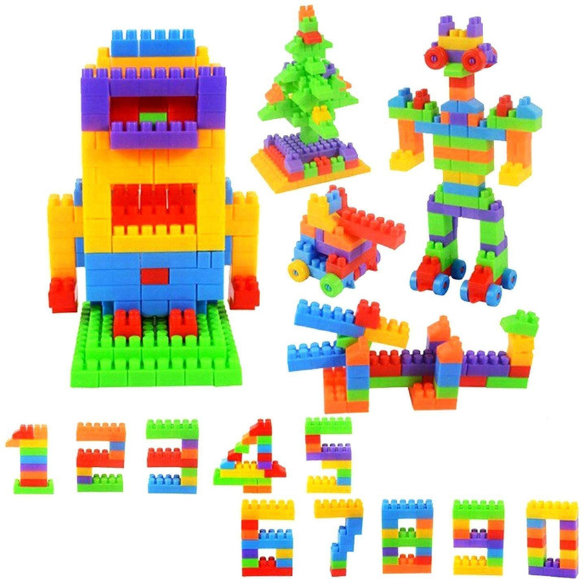 Pulsbery Kids Building Blocks Toy Set for 3 8 Years Old Kids Boys
