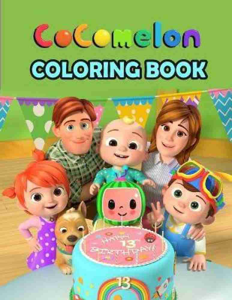 Cocomelon Coloring Book: Buy Cocomelon Coloring Book by
