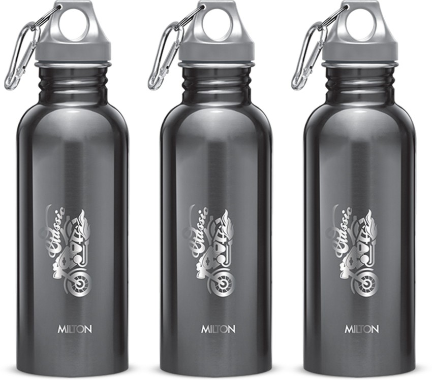 MILTON Steel Fit 900 Insulated Inner SS Water Bottle, Set of 3