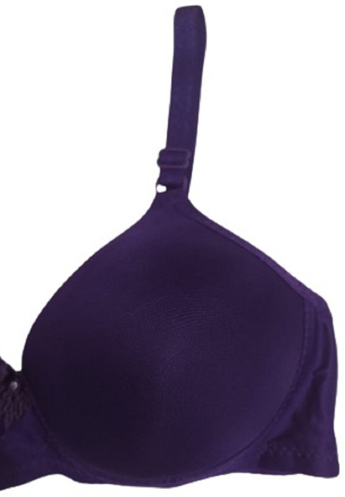 Buy SACHIVA FASHION Padded Bra for Women Lavender(34 Size) at