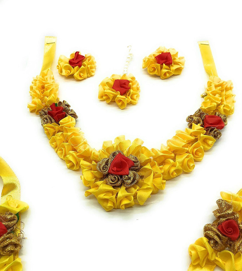 Flower jewellery online flipkart hot sale