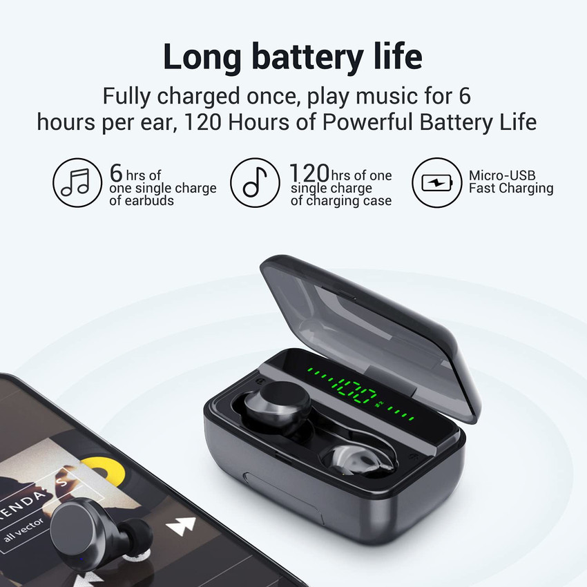 Edyell wireless sales earbuds review