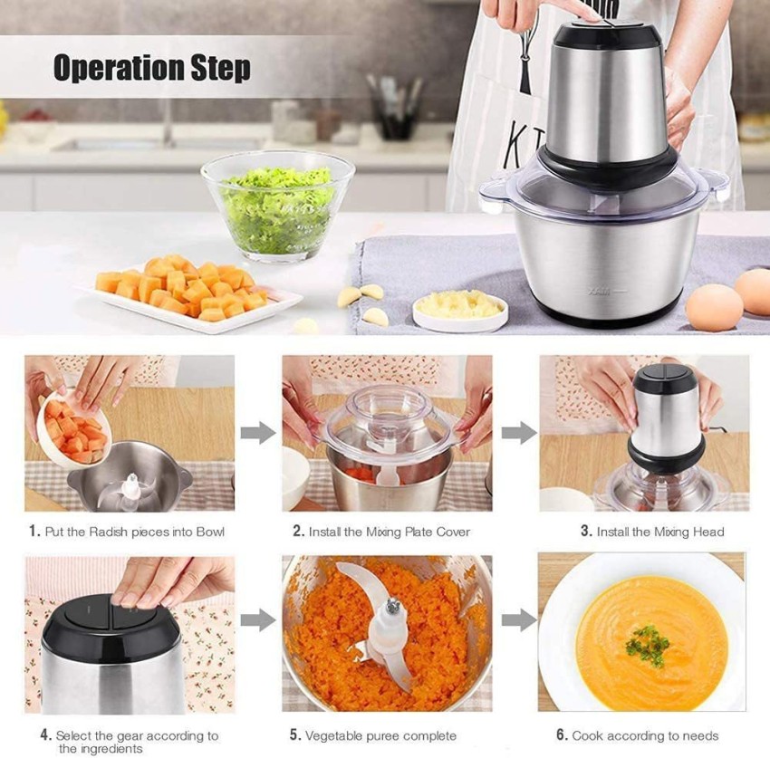 Zouli Tec Multi-Function Food chopper Vegetable blender Electric Meat  Grinder Price in India - Buy Zouli Tec Multi-Function Food chopper Vegetable  blender Electric Meat Grinder online at