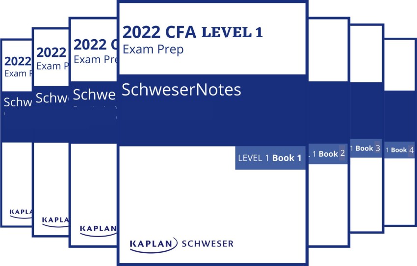 2022 CFA Level 1 Kaplan Schweser Study Package: Buy 2022 CFA Level