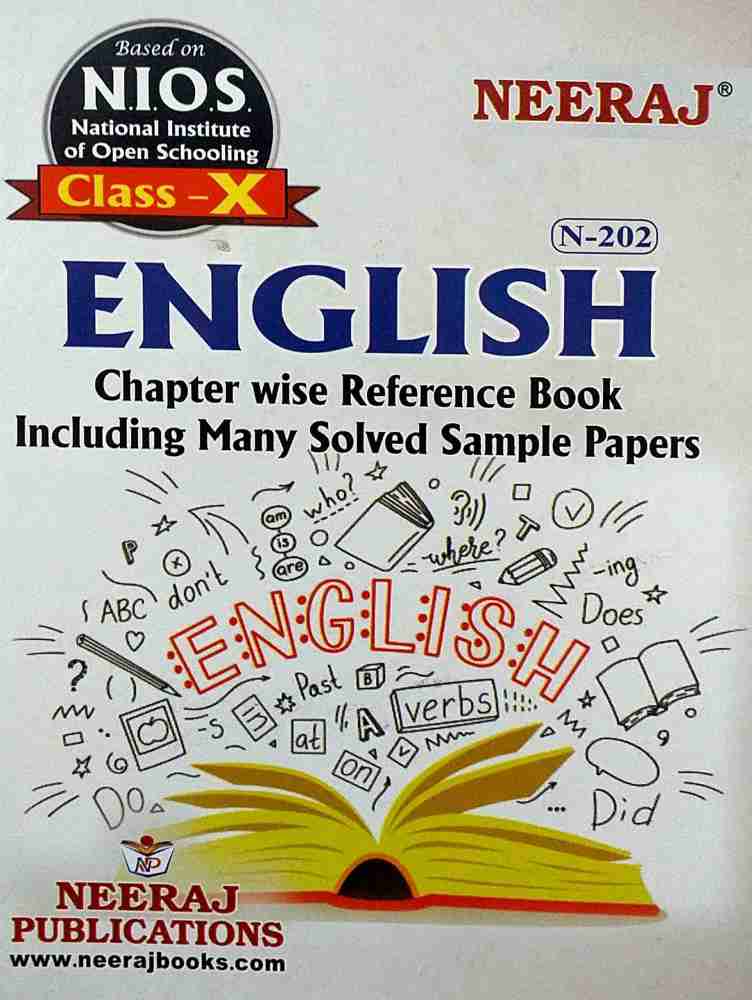 NIOS 202 English Class 10 - Guide & Sample Papers : The Open Publications:  : Books