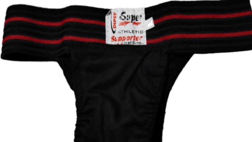 Buy NAS Black and Green Belt Cotton Gym & Cricket Supporter Underwear