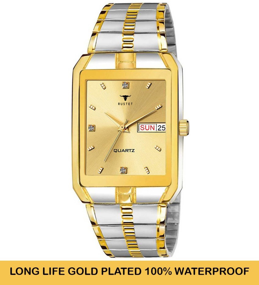 Waterproof sale gold watch