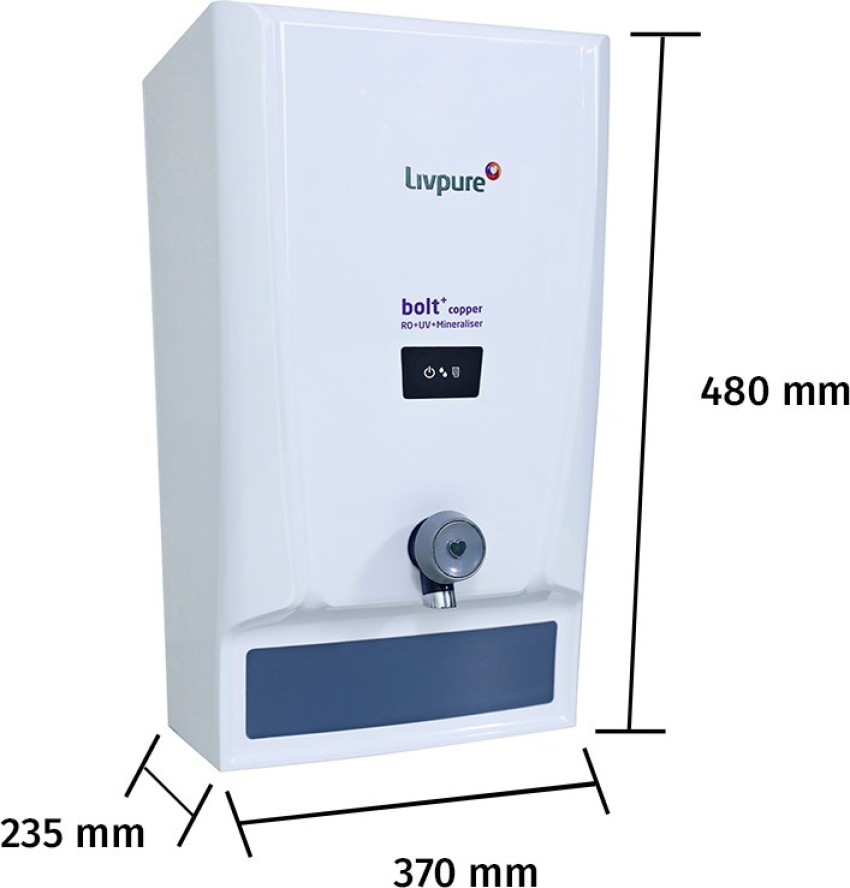 Buy Bolt RO+UF Mineraliser Water Purifier, Bolt RO Water Purifier – Livpure